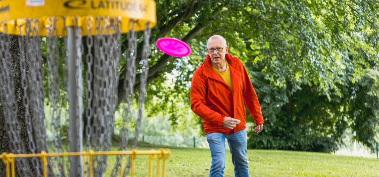 Discgolf hål